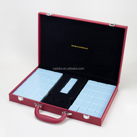 Boîtes de Mahjong de Luxe en Bois et Bambou pour le Rangement des Tuiles – Emballage Cadeau, Vente en Gros, Conception Personnalisée, Étui de Voyage Portable