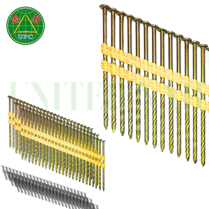 Vis à tête ronde à revêtement jaune de précision / Clous en acier à tige lisse de 3'' x 0,120 po, 4000 pièces, pour le travail du bois, Vietnam - Product Image 6
