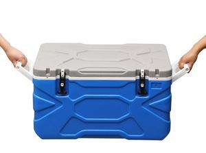 55L PE/PP/PU Custom Portable Cooler <b>Box</b> Food Beverage for Outdoor <b>Camping</b> Modern with Wheels Refrigerator Durable - Product Image 3