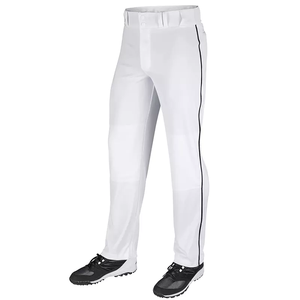 Pantalon de baseball long à rayures pour hommes, vente en gros, logo personnalisé, vêtements de sport sublimés blancs, uniforme de baseball pour hommes - Product Image 6