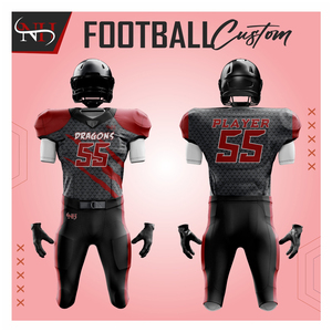 Uniformes de Fútbol Americano Personalizados con Sublimación, MOQ Bajo, Logotipo Personalizado, Ropa Deportiva al por Mayor - Product Image 6