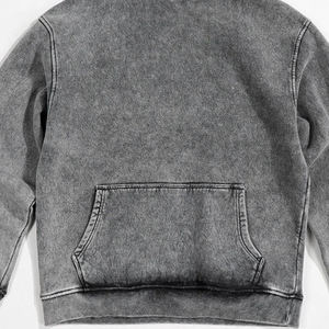 Sudaderas con capucha para hombre con diseño personalizado y lavado ácido, perfectas para ropa de equipo con marca y ropa urbana personalizada. Sudaderas con capucha de moda para hombre. - Product Image 4