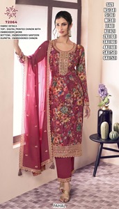 Kurti negro real con diseño floral - Product Image 3