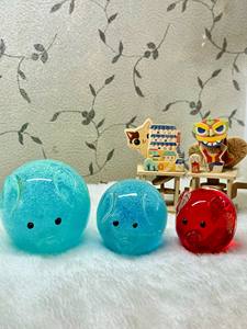 งานฝีมือศิลปะพื้นบ้านทางศาสนา รูปปั้นหมูแก้วสีแดง-ของตกแต่งบ้านปีใหม่จีนเสริมโชค ของขวัญ - Product Image 2