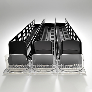 Refroidisseur à ressort glisse étagère de supermarché distributeur de poussée automatique détachable poussoir de boisson avec rouleau - Product Image 1