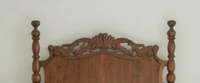 Lit double en bois massif de style américain de luxe, vintage français, simple et rustique, 1,8 m, en cuir, pour chambre principale