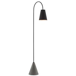 Lampe sur pied en or luxueux avec base en marbre et abat-jour en lin pour une décoration intérieure élégante - Product Image 1