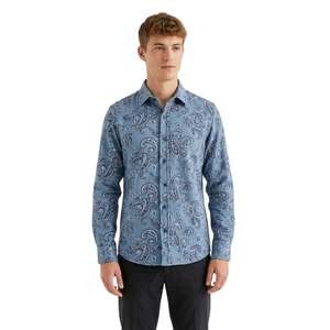 Winter Premium Quality <b>Paisley</b> <b>Shirts</b> Printed Cotton Long Sleeve Casual <b>Men</b> Breathable Stylish Button Down <b>Shirts</b> - Product Image 6