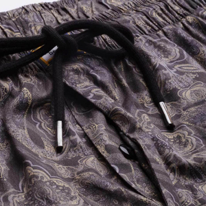 Pyjama en satin pour homme, col rabattu, fermeture à boutons, sans manches, décontracté, 2 pièces, vêtements de nuit pour adultes et garçons, respirant, thermique - Product Image 5