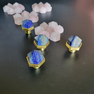 Bespoke fittings Crystal Handle <b>Drawer</b> Door Knob for Kitchen Dresser Cabinet Wardrobe high-end architectural gemstone <b>pull</b> knobs - Product Image 1