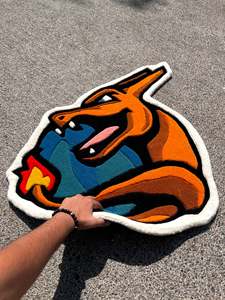 Tapis personnalisé tufté à la main, motif Pokémon Anime Cartoon, pour usage domestique moderne, avec un design mignon - Product Image 5