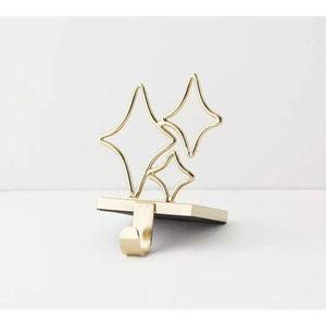 Luxury Style Gifting Xmas <b>Stocking</b> <b>Holder</b> For Home Fireplace Top Decoration Use Christmas <b>Stocking</b> <b>Holder</b> Hook - Product Image 1