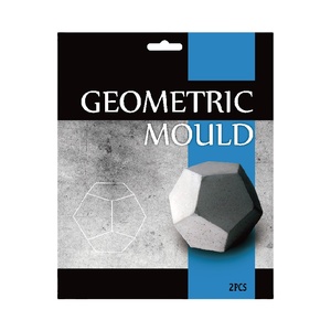 Moule géométrique en plastique pour béton, formes DIY - Product Image 1