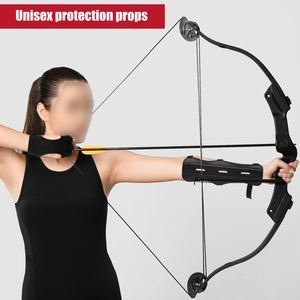 Guante especializado para tiro con arco, para propietarios de arcos recurvos y longbow, con cobertura de tres dedos para máxima seguridad y control - Product Image 5