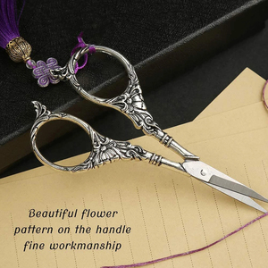 High Quality 3.5 Inch Stainless Steel <b>Sewing</b> <b>Scissors</b> Fancy Embroidery Sharp Tip Industrial DIY Use with Case Snipping <b>Scissors</b> - Product Image 6