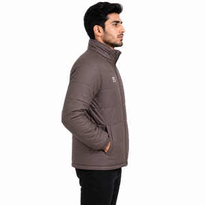 Blouson matelassé personnalisé pour homme – Vente en gros – Manches longues – Hiver – Col montant – Fermeture éclair avant – Rembourré – OEM – Lots de vestes pour homme - Product Image 4