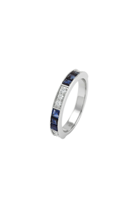 แหวนแทนซาไนต์และเพชรเงินแท้ 92.5 รุ่น KLSR-11827 - Product Image 4