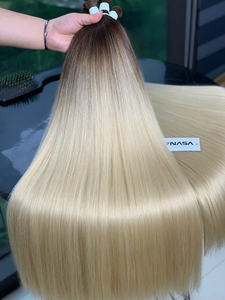 Cheveux humains vietnamiens, teinture chimique, perm autorisé, super double trame, 100g, personnalisable, cheveux Nasa - Product Image 6