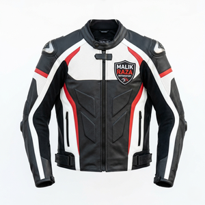 Chaqueta de Cuero Premium para Motociclistas, Ropa de Motociclismo de Cuero Vacuno Genuino, Fabricante OEM ODM - Product Image 5