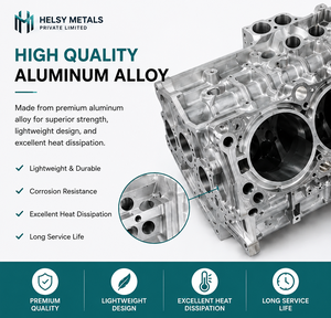 Advanced VMC Machined Aluminum Alloy CNC Machined Cylinder <b>Block</b> High Accuracy <b>Mounting</b> Holes for Automotive Engines Performance - Product Image 4