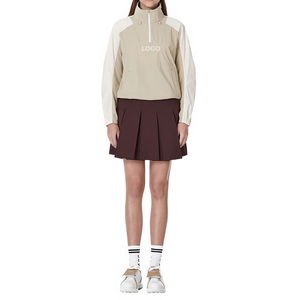 Chaqueta Cortavientos Personalizada para Mujer con Cuello Alto, Ligera, Transpirable, Resistente al Viento, Tejida, Informal para Exteriores, para Todas las Estaciones - Product Image 6