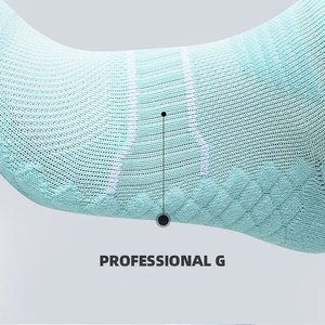 High Performance Custom Made Athletic <b>Socks</b> 100% Cotton Cushioned Moisture Absorbing Quick Dry Breathable Fit Running Gym Bottom - Product Image 3