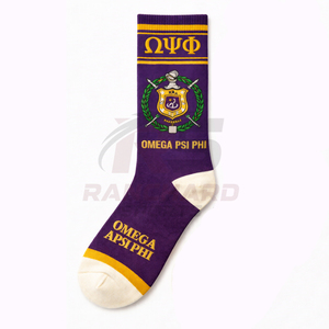 Chaussettes brodées de haute qualité pour les fraternités grecques, idéales pour les organisations et événements universitaires - Product Image 3
