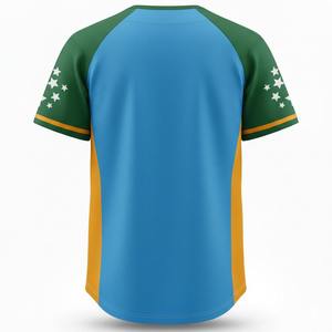 Five B - Camisetas de Béisbol de Poliéster 100% a Bajo Precio, Hechas a Medida, Ropa Deportiva Transpirable para Hombre, Manga Corta, Logotipo y Color Personalizados - Product Image 2