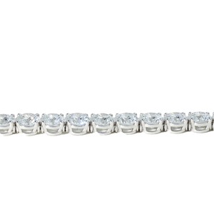 กำไลข้อมือแต่งงานแบบมินิมอลซ้อนกันได้ ทองคำแท้ 10K 14K 18K ได้รับการรับรองจาก IGI เพชรทรงกลมสังเคราะห์ สี DEF ความสะอาดระดับ VS VVS - Product Image 5