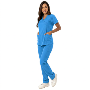 <b>Plus</b> <b>Size</b> Nurse Jogger <b>Scrubs</b> Uniforms Stretch Woven Customized Work Wear Hospital Uniform Sets Private Label Comfortable Quick - Product Image 6