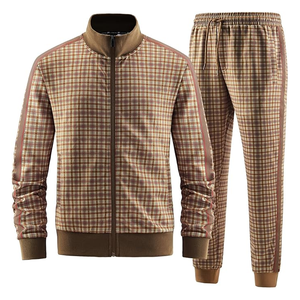 Premium Heat Press Graphic Streetwear <b>Set</b> - Men's Custom 2-Piece Cotton Tracksuit - Product Image 1