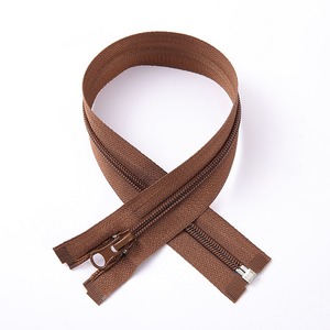 No. 5 and No. 7 Single-Slider 40cm-80cm Open-End Nylon <b>Zipper</b> for Garments - Product Image 4