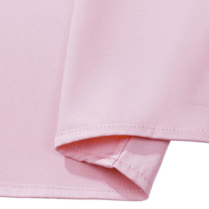 เสื้อเชิ้ตผู้ชายสีชมพูทรงเข้ารูป แขนยาว ปกคอพับ สีพื้น ผ้าป๊อปลิน สไตล์สมาร์ทแคชชวล สำหรับใส่ในฤดูใบไม้ผลิ - Product Image 4