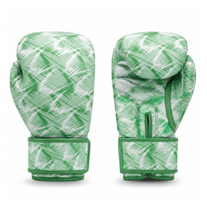 ถุงมือชกมวยรุ่นใหม่ล่าสุด สีขาวและสีทอง No Boxing No Life สำหรับฝึกซ้อมแบบผูกเชือก - Product Image 3