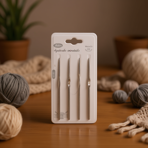 Set di uncinetti Ilan 4 pezzi, aghi in metallo per lavori a maglia e artigianato - Product Image 2