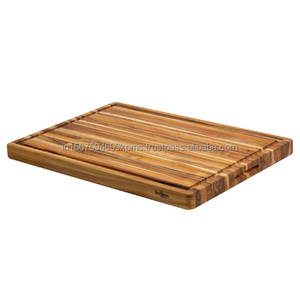 Vente en gros de planche à découper en bois d'acacia ustensiles de cuisine multifonctions de forme rectangulaire pour salade de fruits et bloc de planche à découper - Product Image 3