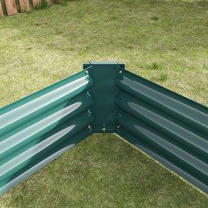 Kit Letto da Giardino Rialzato in Metallo 7.6x3.7x0.98ft per Fioriere, Ortaggi, Erbe Aromatiche, Spazi Verdi - Set da Giardino Versatile - Product Image 3