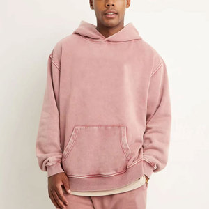 New Arrival Best Selling Acid Wash Hoodies 100% Cotton Winter Casual Solid Comfortable Fleece <b>Pullover</b> <b>for</b> Everyday Wear <b>for</b> <b>Men</b> - Product Image 1