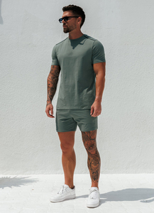 Camiseta de Manga Larga para Hombre, Unisex, con Costuras en Contraste de Color, Tejida en Poliéster/Algodón, Estilo Holgado, para Verano - Product Image 4