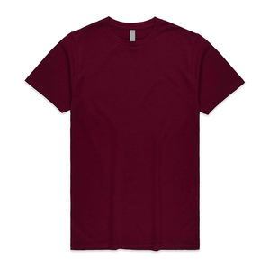Plain Maroon Burgundy Mens T <b>Shirt</b> 180GSM Crew Neck Short Sleeve Cotton Wholesale Bulk Ready Stock - Product Image 1