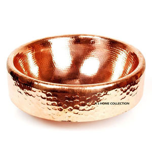 Fregaderos Decorativos de Cobre Premium a Precio Accesible, Hechos a Mano por Artesanos con Aspecto Antiguo para Renovaciones de Baños Elegantes - Product Image 1