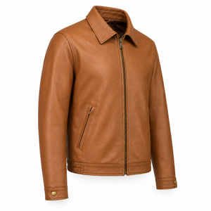 STITCH MASTER PRO INDUSTRIES Veste de moto vintage en cuir véritable imperméable à capuche pour homme, hiver, OEM ODM - Product Image 4