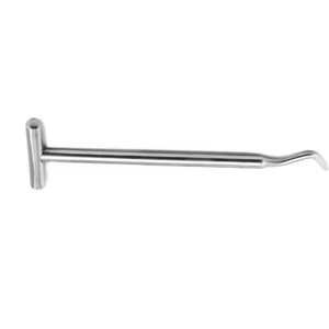 Professional Dental Potts Root Elevator Right Curved Crossbar Handle Stainless Steel CE Certified <b>Teeth</b> <b>Cleaning</b> Surgical <b>tool</b> - Product Image 2