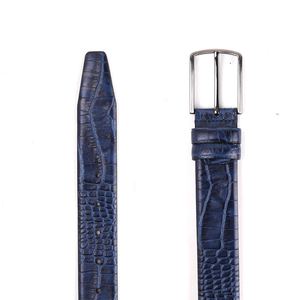 Ceinture en cuir véritable pour homme, ceinture décontractée en cuir de vache, logo personnalisé, boucle en acier inoxydable, fabricant pakistanais - Product Image 2