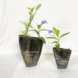 Juego de Jarrones de Aluminio Texturizado a Mano de Lujo, Jarrones Decorativos para Centros de Mesa, para Hogar Moderno, Bodas, Ecológicos - Product Image 4