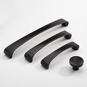 European-style Light Luxury Furniture <b>Hardware</b> Accessories Metal Cabinets <b>Wardrobes</b> Doors Bedside Tables and Simple Handles - Product Image 3