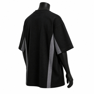 Camiseta Urbana de Alta Calidad para Hombre, Estilo Oversize, Algodón, Diseño Minimalista, Moda Urbana, Corte Holgado, Hombros Caídos - Product Image 5