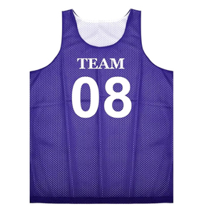 <b>Purple</b> Unisex Mesh Basketball Jersey Team 08 Custom Name Sublimated Print Breathable Sleeveless <b>Tank</b> <b>Top</b> All Seasons Adult - Product Image 5