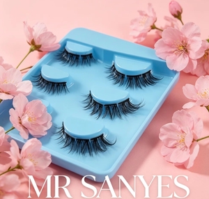Pestañas Postizas Personalizables de Tira Completa, Ultra Suaves, Voluminosas, <span class=keywords><strong>3D</strong></span>, para un Realce Dramático y Natural del Ojo, para Uso Profesional - Product Image 1