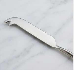 Juego de cuchillos para queso de acero inoxidable con acabado brillante Silver Touch, espátula y tabla para queso, utensilios de cocina - Product Image 2